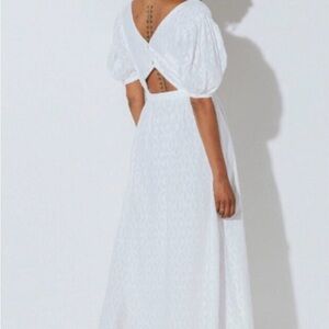 Cleobella White Backless Dress